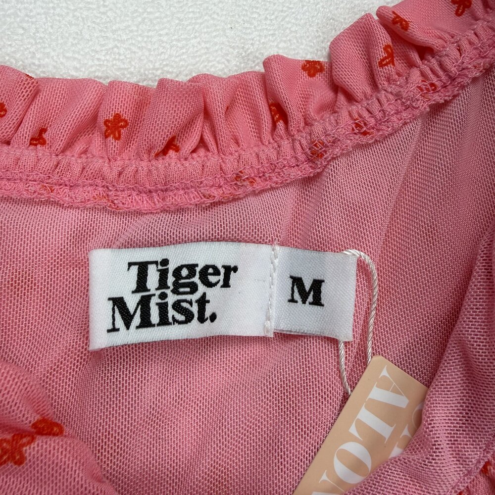 Tiger Mist Pink Ruched Bodycon Mini Dress Size M - Picture 4 of 10